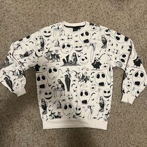 disney nightmare before christmas crewneck sweater